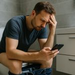 Человек в туалете