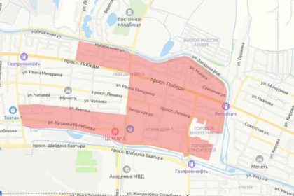 Карта Бишкека