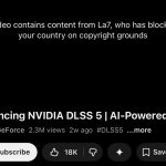 Трейлер NVIDIA заблокировали